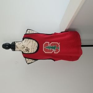 Stanford mesh Pinnies tank with attached bra size small